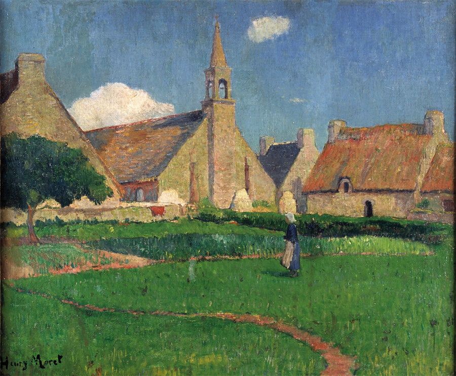 La capilla de Pouldu - Henry Moret