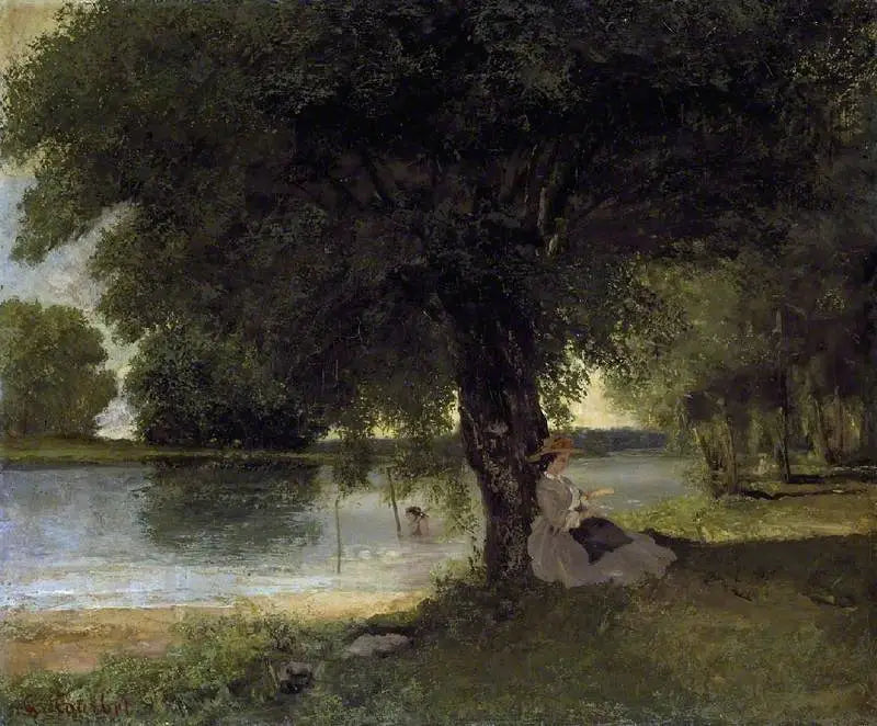 La Charente en Port-Bertaud - Gustave Courbet