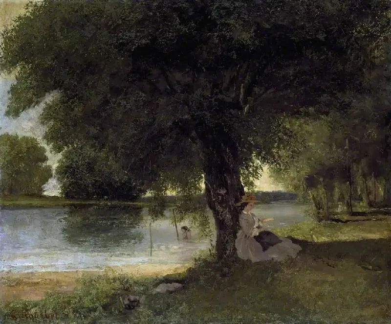 La Charente en Port-Bertaud - Gustave Courbet
