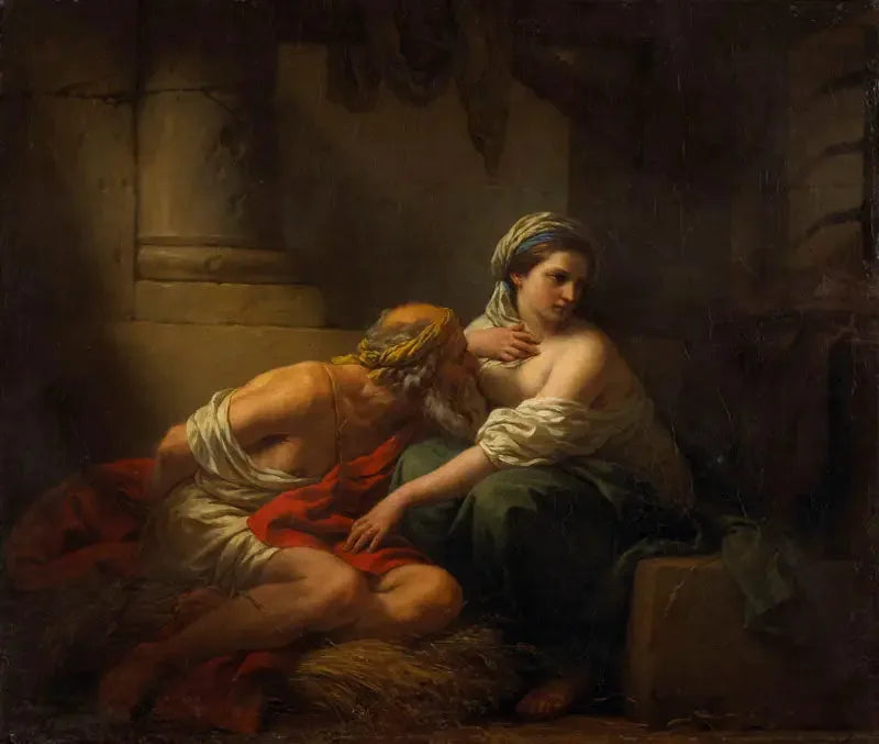 La Caridad Romana - Louis Jean François Lagrenée