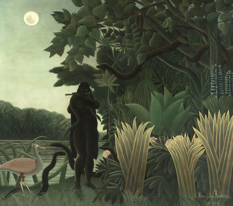 La Encantadora de serpientes - Henri Rousseau