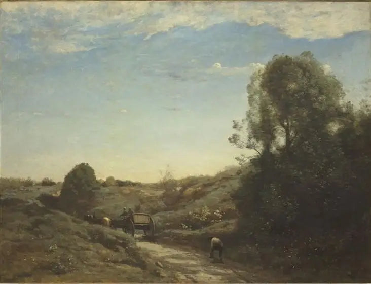 La Carreta, souvenir de Marcoussis - Jean-Baptiste Camille Corot