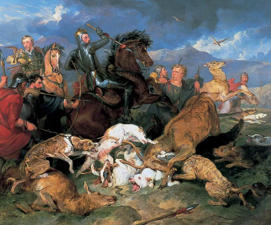 La caza en Chevy Chase - Edwin Henry Landseer