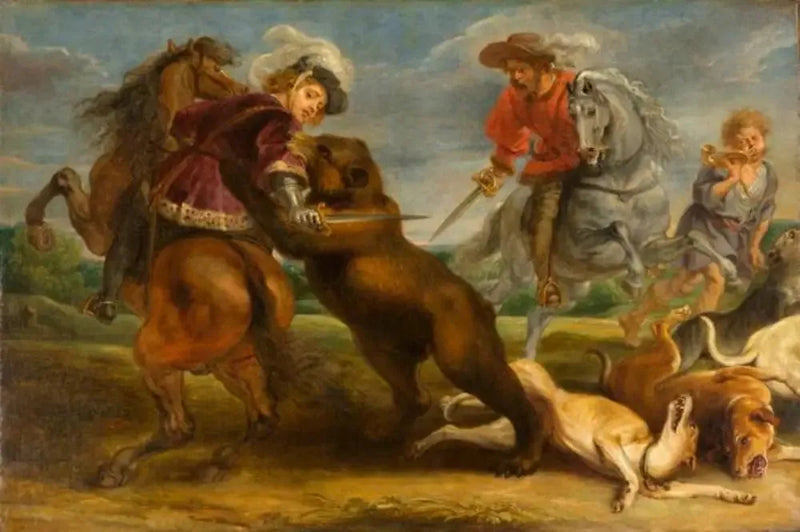 La caza del oso - Peter Paul Rubens