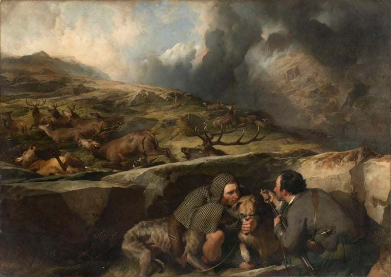 La caza del ciervo - Edwin Henry Landseer
