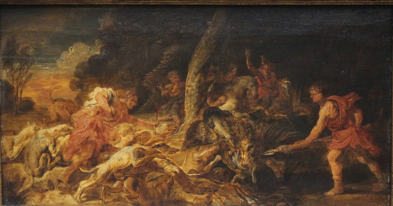 La caza del jabalí de Nueva Caledonia - Peter Paul Rubens
