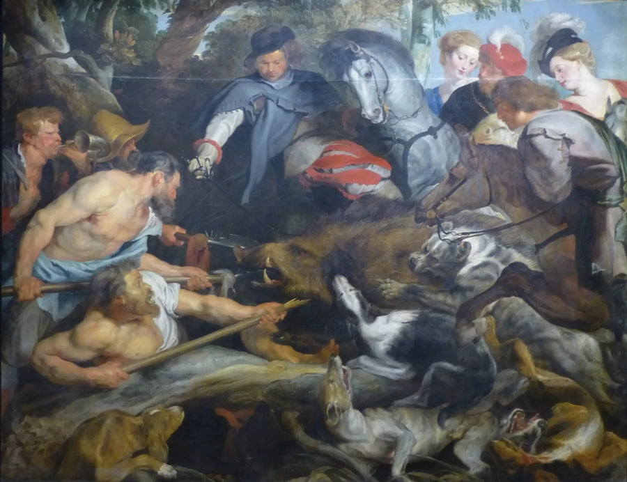 La caza del jabalí - Peter Paul Rubens