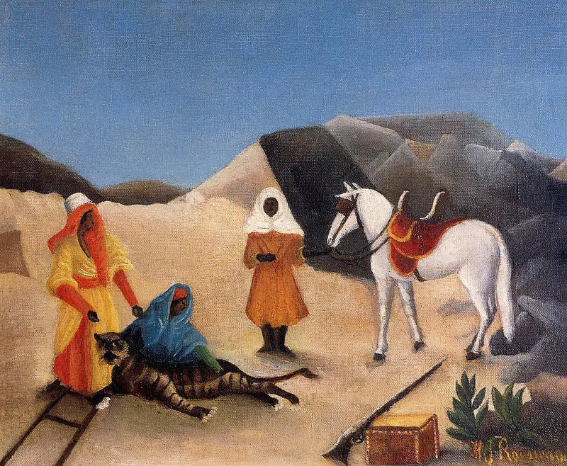 La caza del tigre - Henri Rousseau