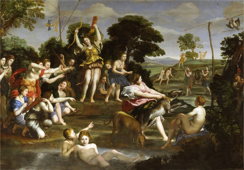 La Caza de Diana - Domenichino