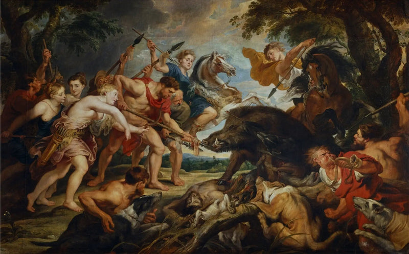 La caza de Meleagro y Atalanta - Peter Paul Rubens