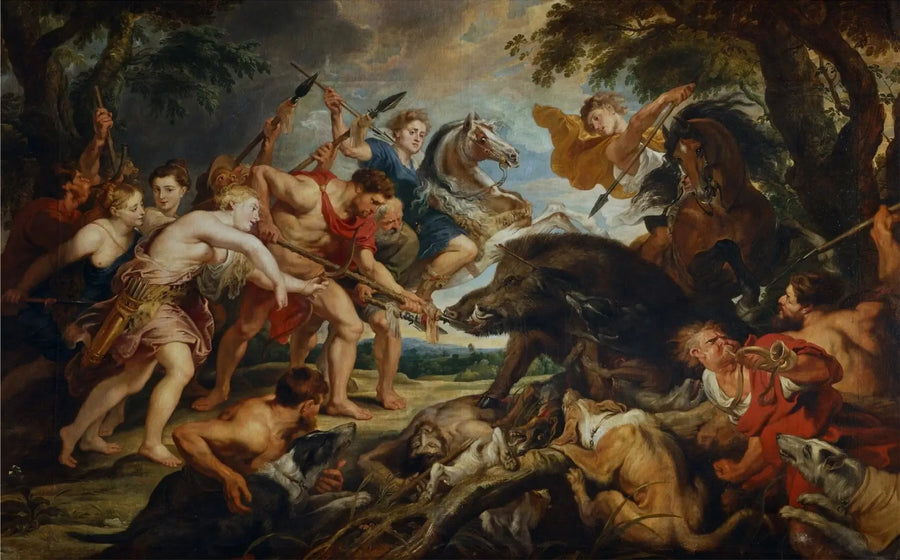 La caza de Meleagro y Atalanta - Peter Paul Rubens