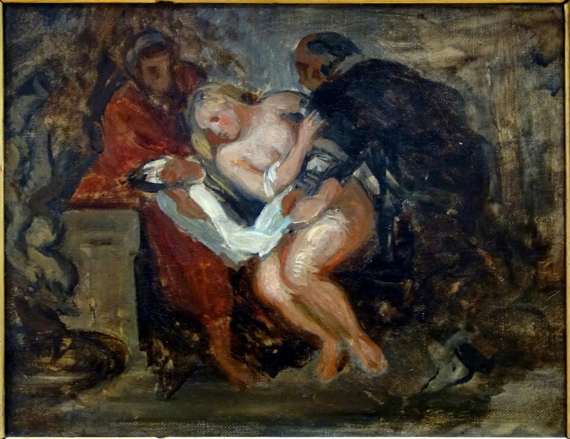 La Castidad de Susana - Eugène Delacroix
