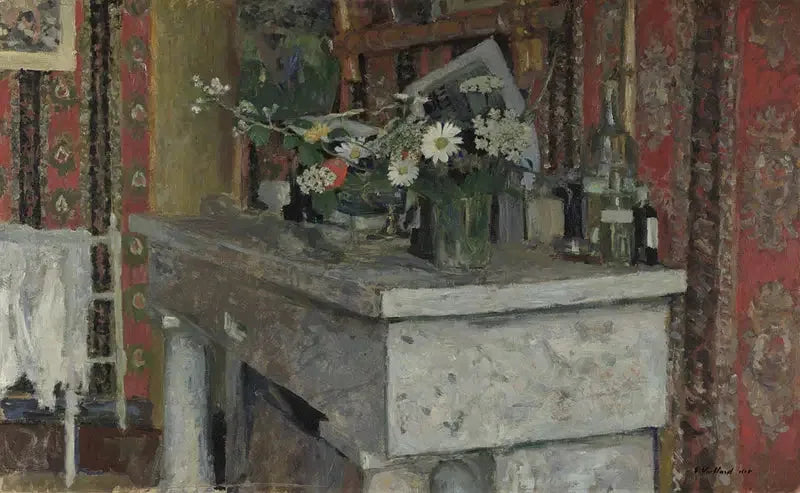 La chimenea - Édouard Vuillard