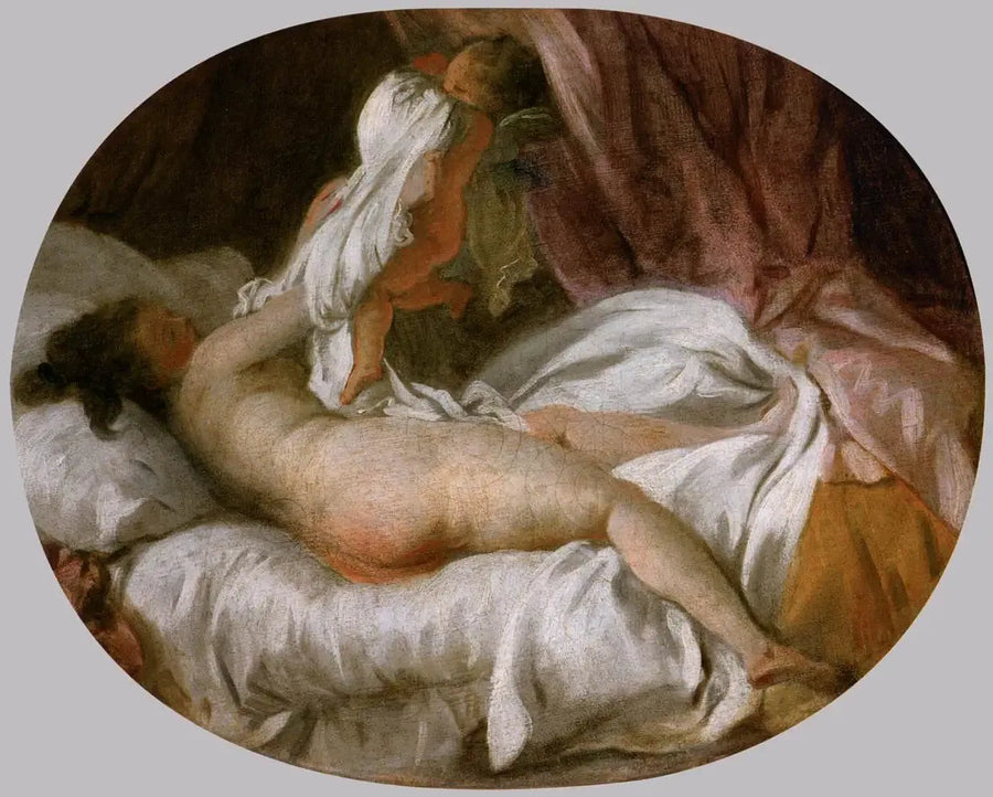 La Camisa retirada - Jean-Honoré Fragonard