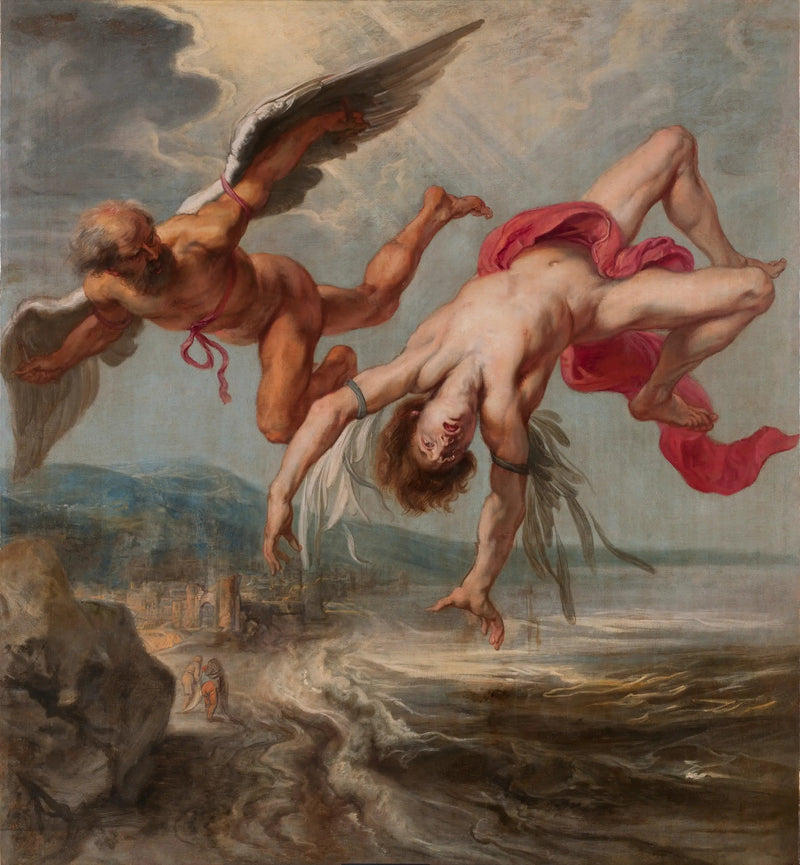 La caída de Ícaro - Peter Paul Rubens