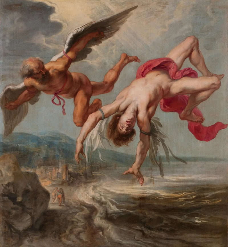 La caída de Ícaro - Peter Paul Rubens