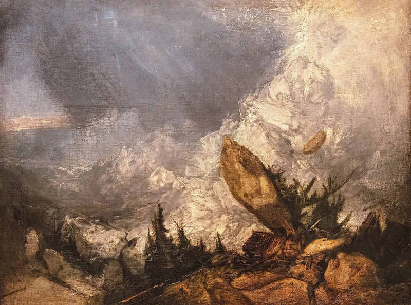 La Caída de una avalancha en los Grisons - J. M. W. Turner