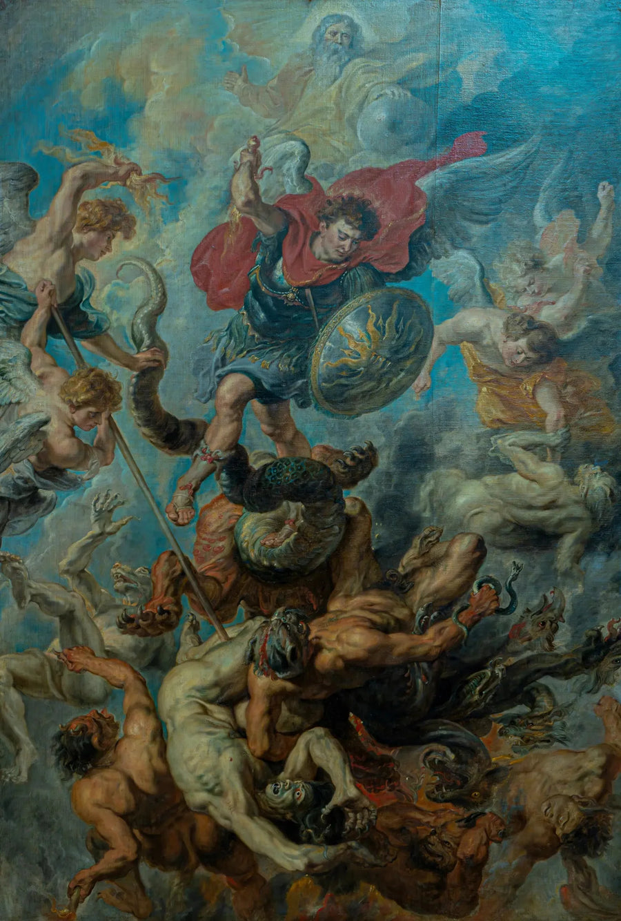 La caída de los ángeles rebeldes - Peter Paul Rubens