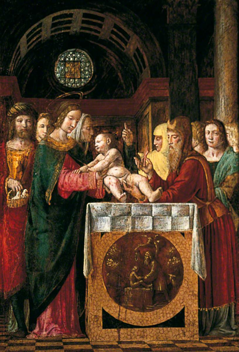 La circuncisión de Cristo - Bernardino Luini