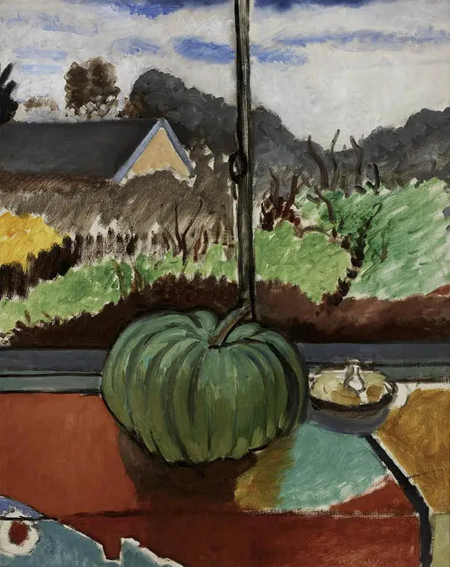 La citrouille verte - Henri Matisse image 1 copie peinte à la main à l’huile
