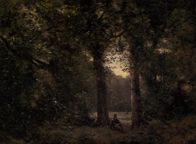 La Claraboya, recuerdo de Ville-d'Avray - Jean-Baptiste Camille Corot