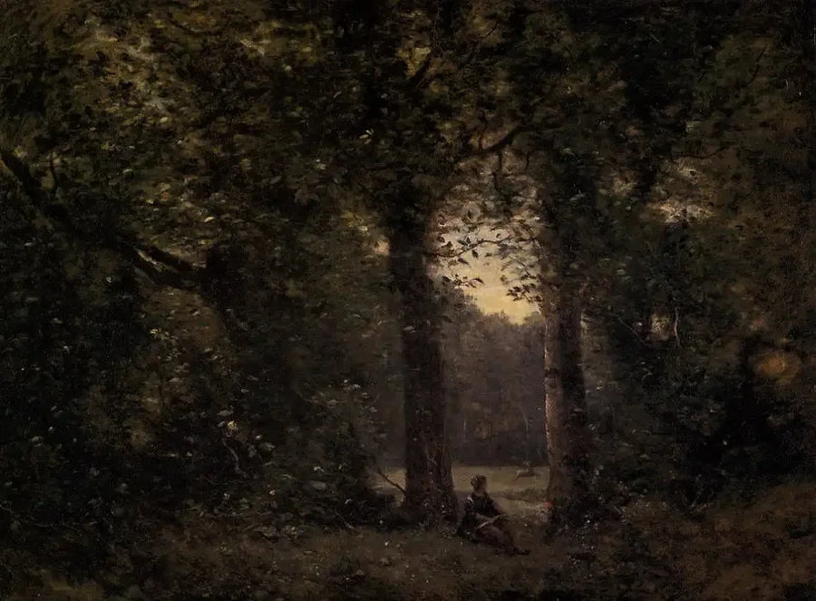 La Claraboya, recuerdo de Ville-d'Avray - Jean-Baptiste Camille Corot