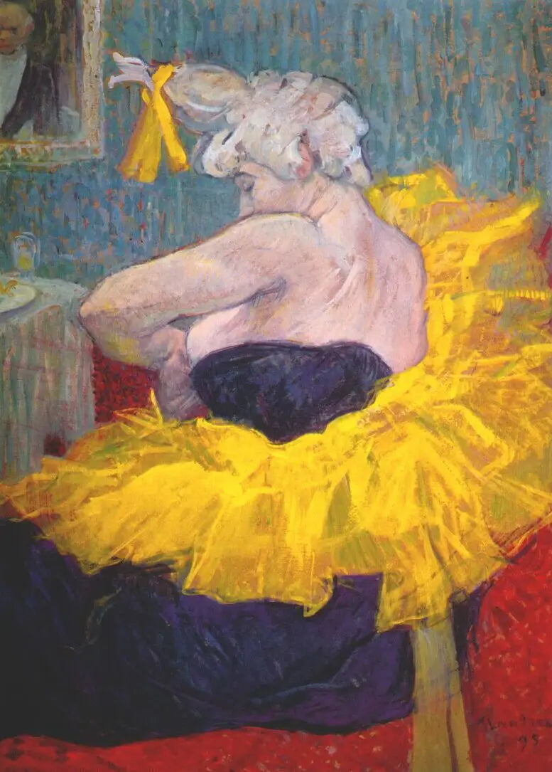 La payasa Cha-U-Kao - Henri de Toulouse-Lautrec