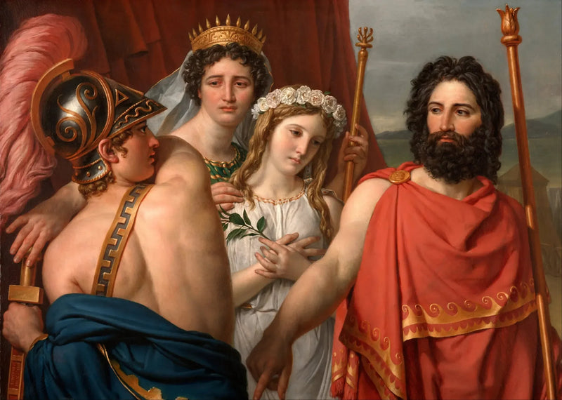 La Ira de Aquiles - Jacques-Louis David