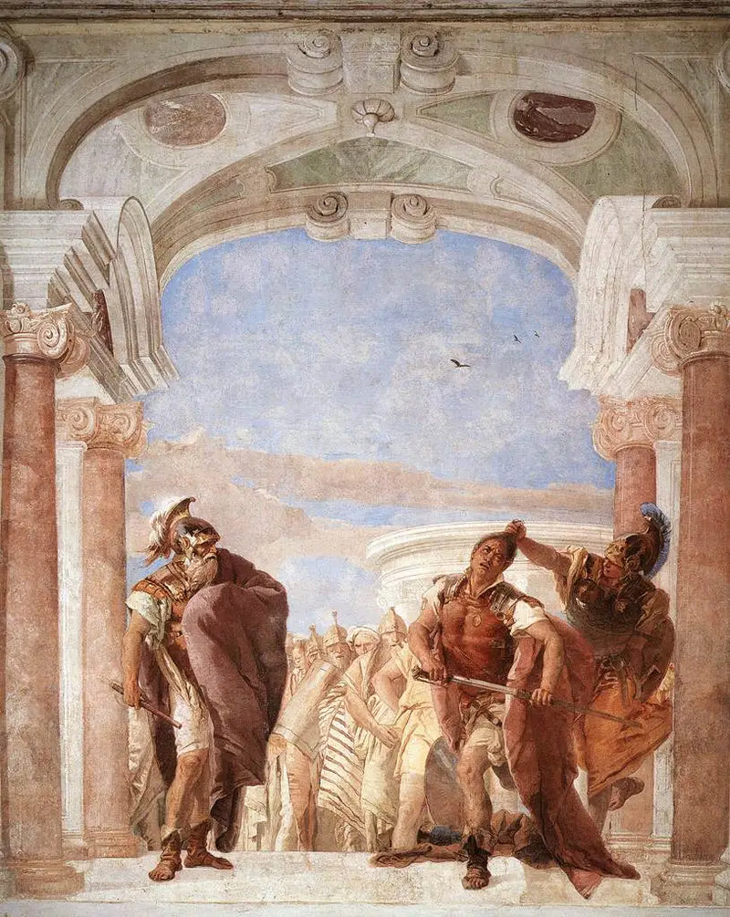 La ira de Aquiles - Giovanni Battista Tiepolo