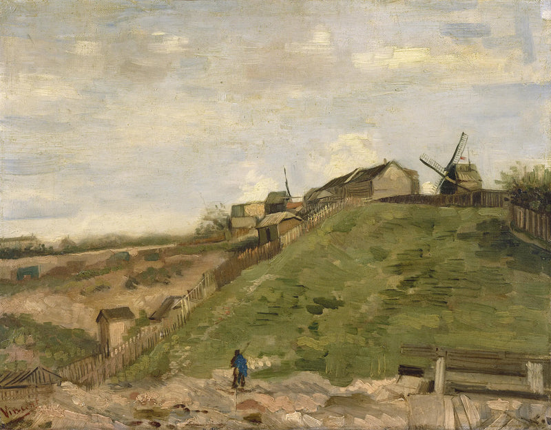La colina de Montmartre con la cantera de piedra - Vincent van Gogh