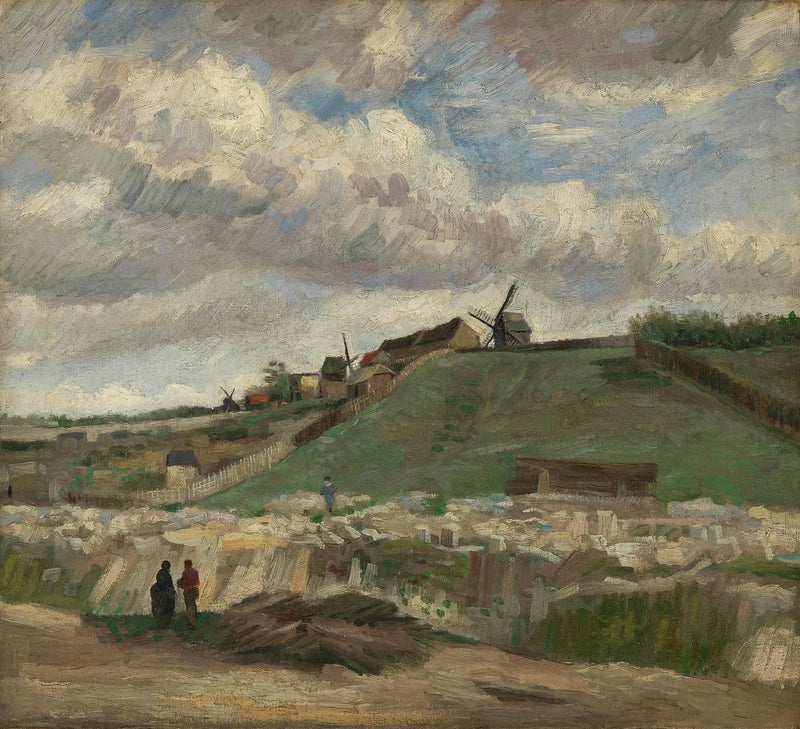 La colina de Montmartre con la cantera de piedra - Vincent van Gogh