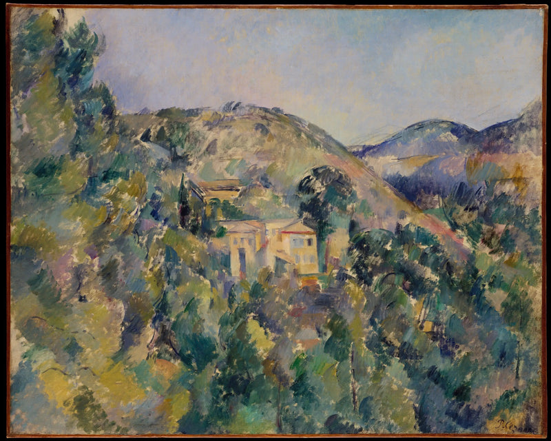 La Colina de los Pobres cerca del Château Noir, con vista a Saint-Joseph - Paul Cézanne
