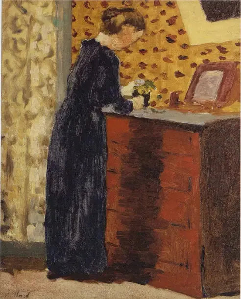 La cómoda roja - Édouard Vuillard