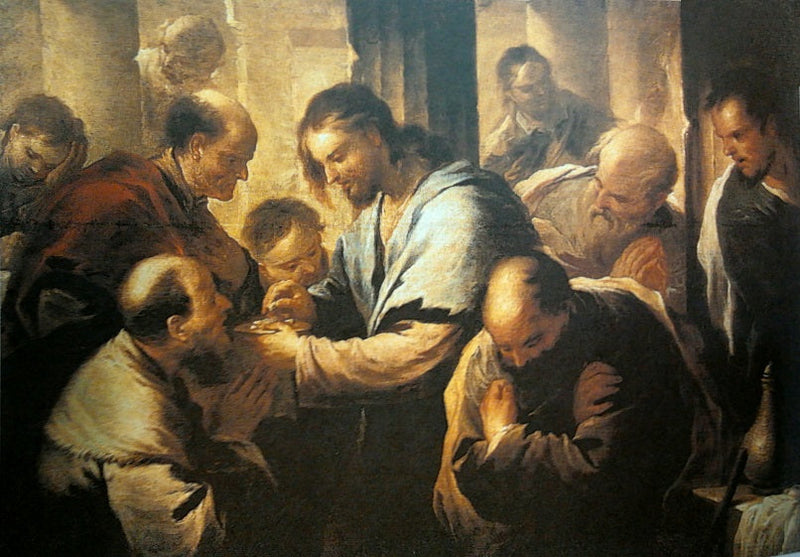 La Comunión de los Apóstoles. - Luca Giordano
