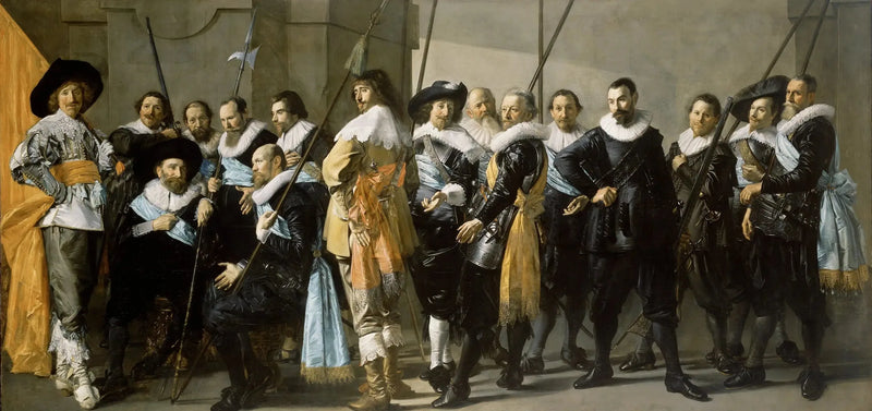 La Compañía del capitán Reinier Réael, conocida como « La Compañía Flaca » - Frans Hals