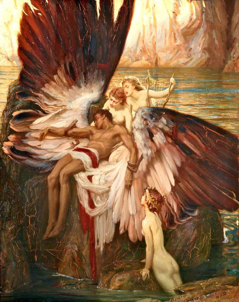La Queja por Ícaro - Herbert Draper