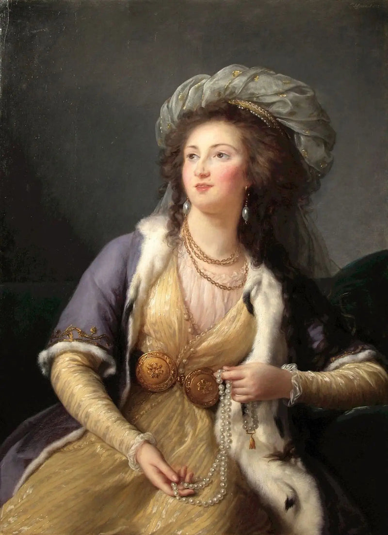 La condesa de Clermont-Tonnerreen sultana - Élisabeth Vigée Le Brun