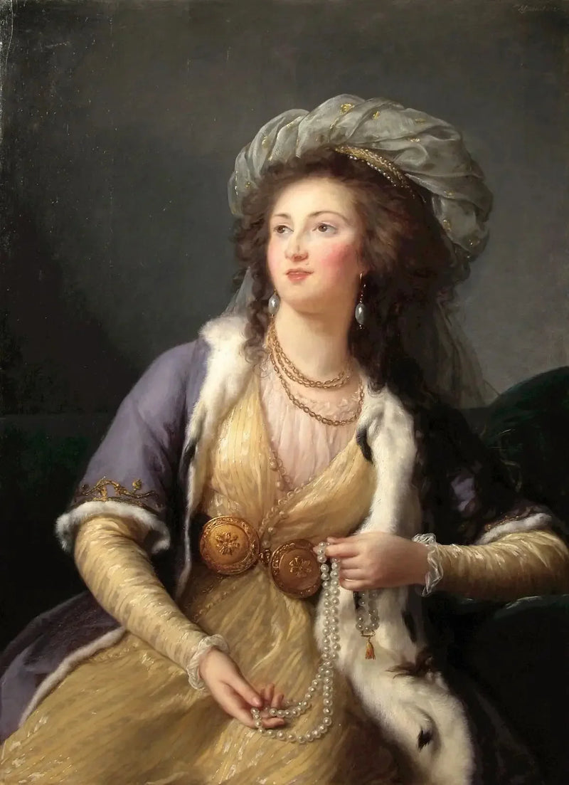 La condesa de Clermont-Tonnerreen sultana - Élisabeth Vigée Le Brun