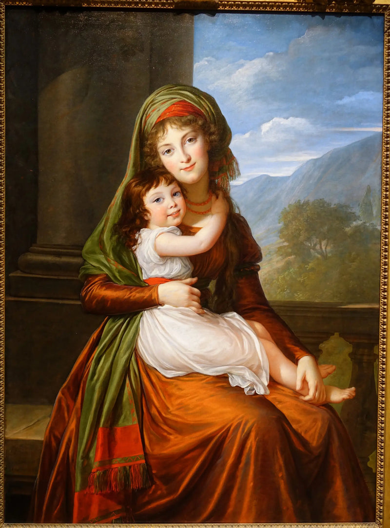 La condesa von Schoenfeld con su hija - Élisabeth Vigée Le Brun