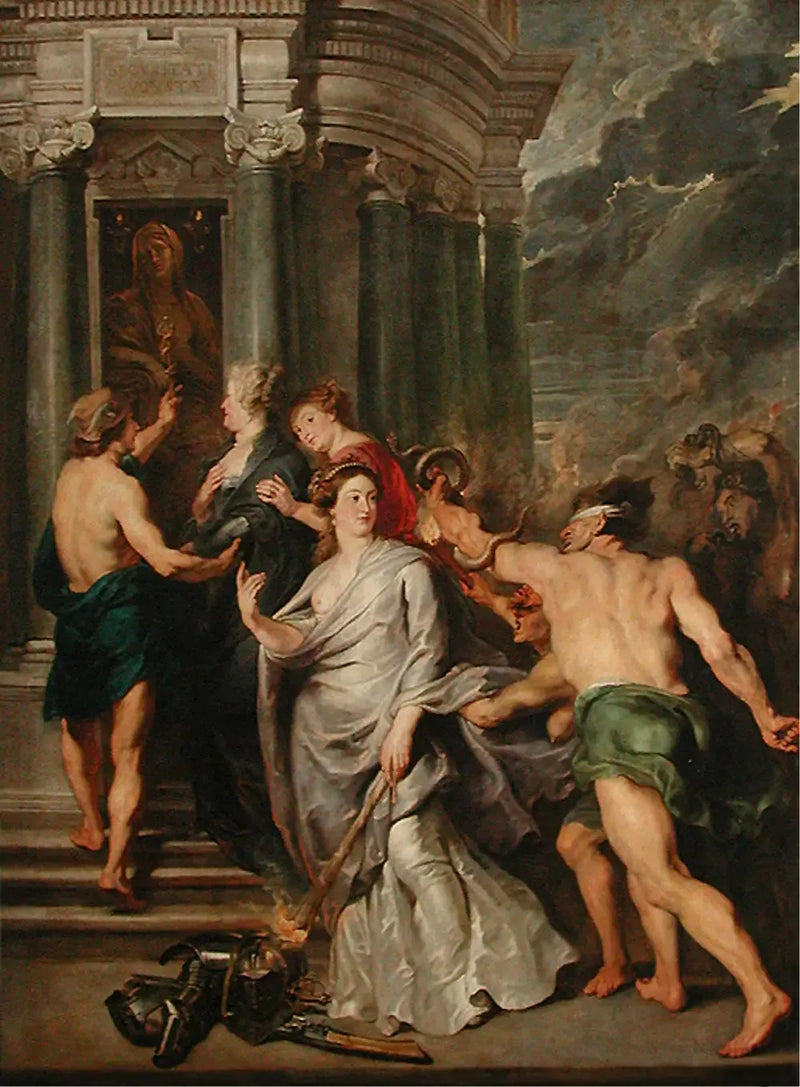 La Conclusión de la paz en Angers el 10 de agosto de 1620 - Peter Paul Rubens