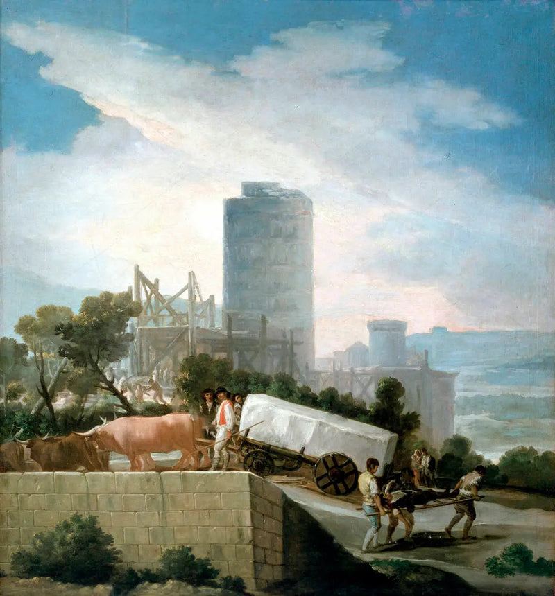 La Conducción de un arado - Francisco de Goya