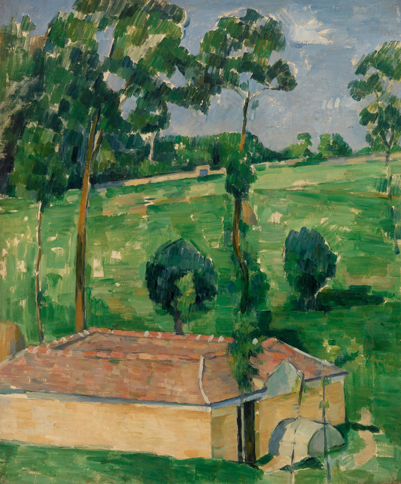 La Conduite de agua - Paul Cézanne