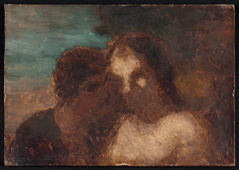 La Confianza o El beso de Judas - Honoré Daumier