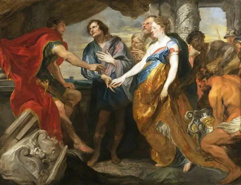 La continencia de Escipión - Antoine van Dyck