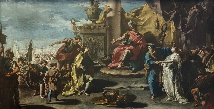 La Continencia de Escipión - Giovanni Battista Pittoni