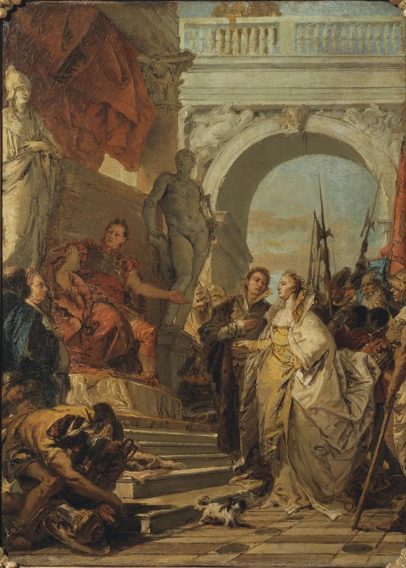 La continencia de Escipión - Giovanni Battista Tiepolo