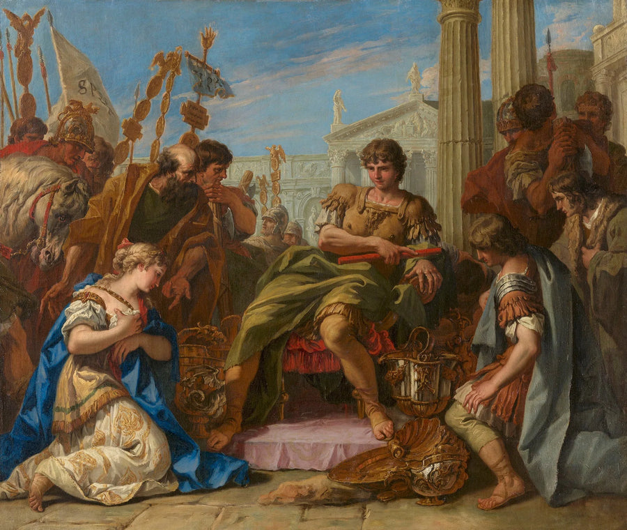 La continencia de Escipión - Sebastiano Ricci