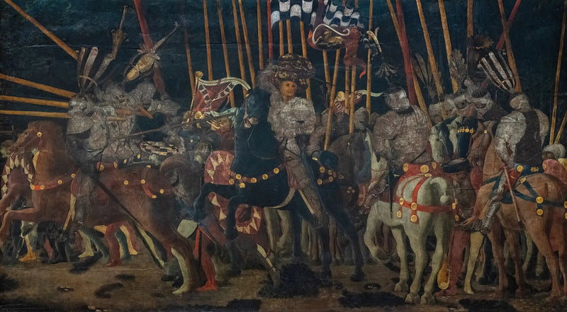 La Contraataque de Micheletto Attendolo da Cotignola - Paolo Uccello