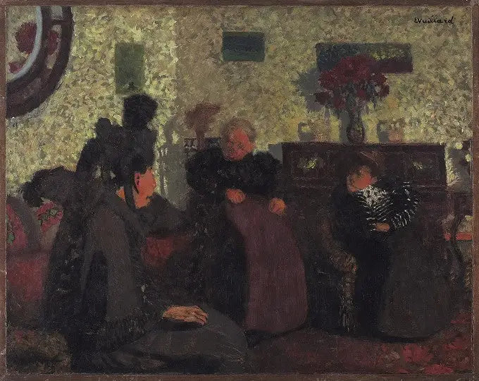 La conversación - Édouard Vuillard