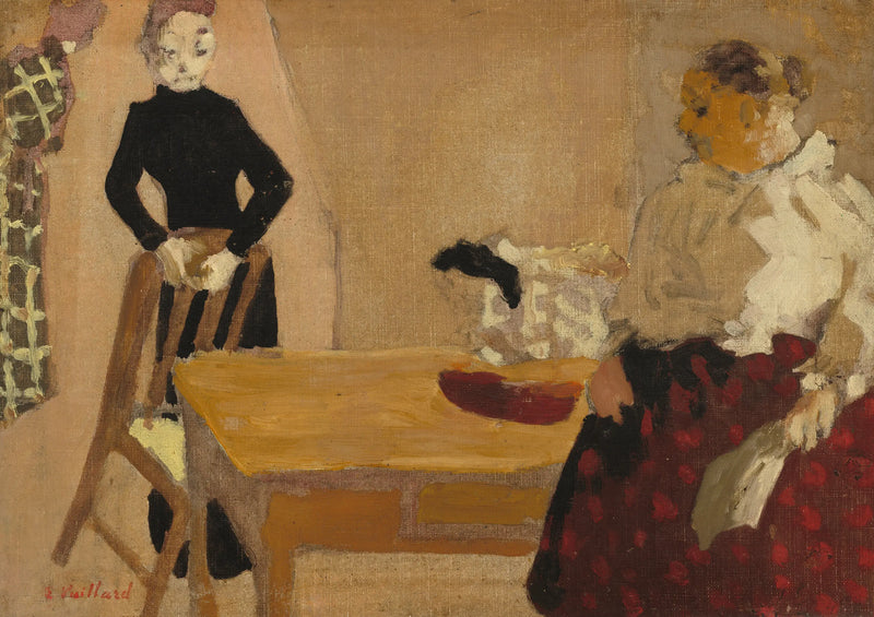 La conversación - Édouard Vuillard